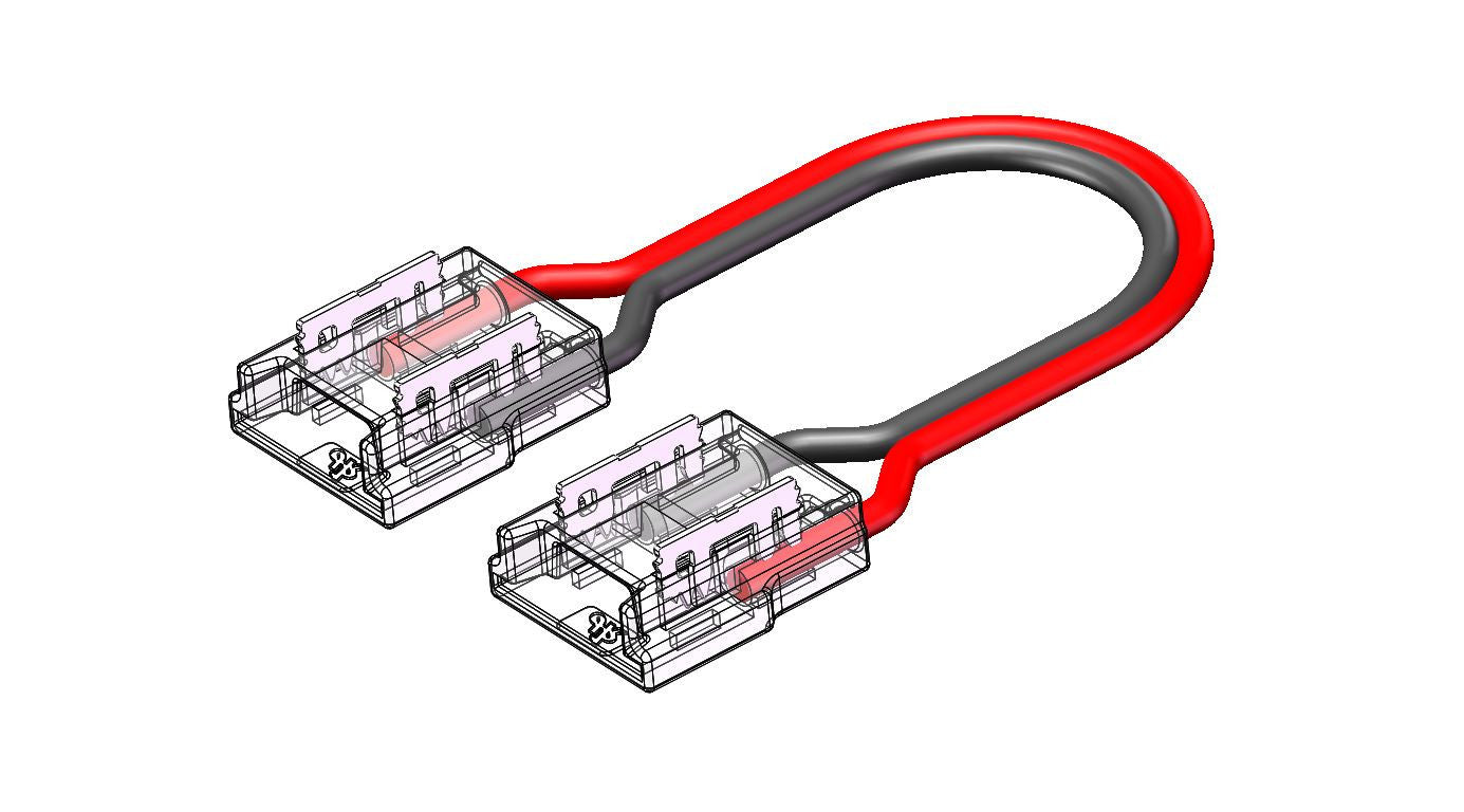 Fast Connector 3gen. SMD/COB 2pin 10mm 6A PCB-kabel 15cm-PCB PRIME (10 stuks)