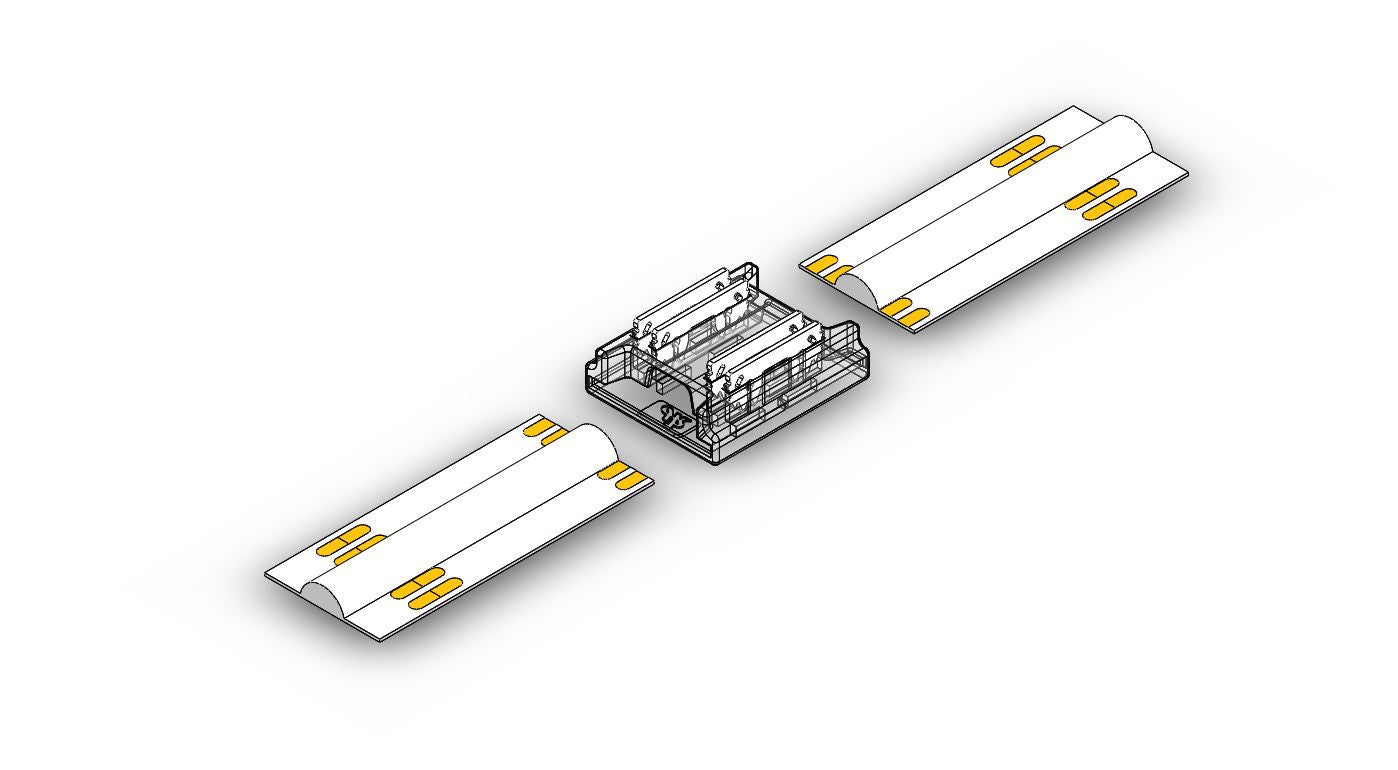 Fast Connector 3gen. rechte COB 4pin 10mm 6A PCB-PCB PRIME (10 st.)