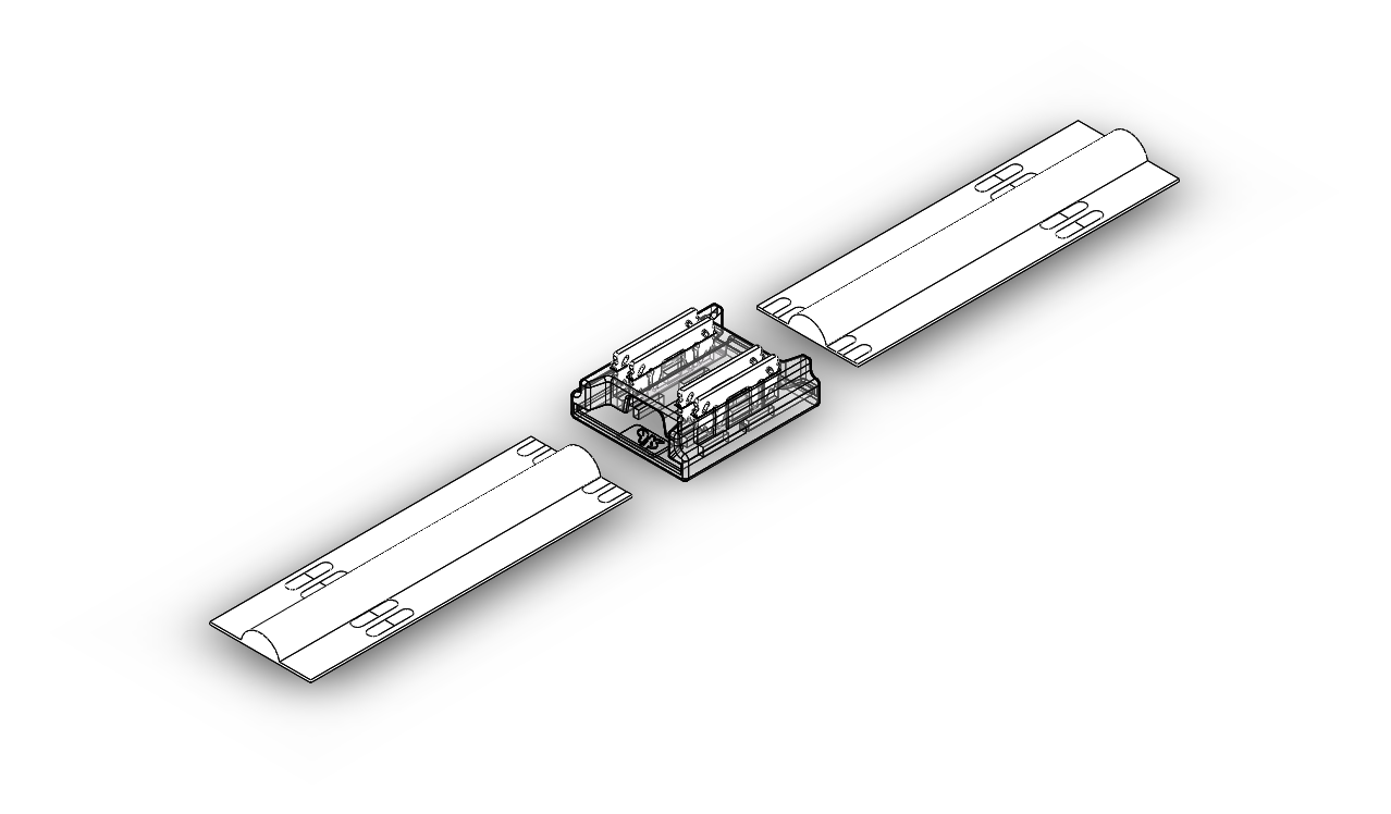 Fast Connector 3gen. rechte COB 4pin 10mm 6A PCB-PCB PRIME (10 st.)