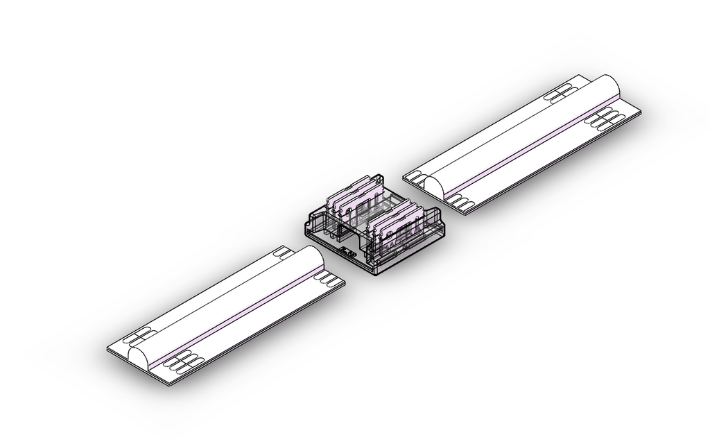 Fast Connector 3gen. rechte COB 6pin 12mm 6A PCB-PCB PRIME (10 st.)