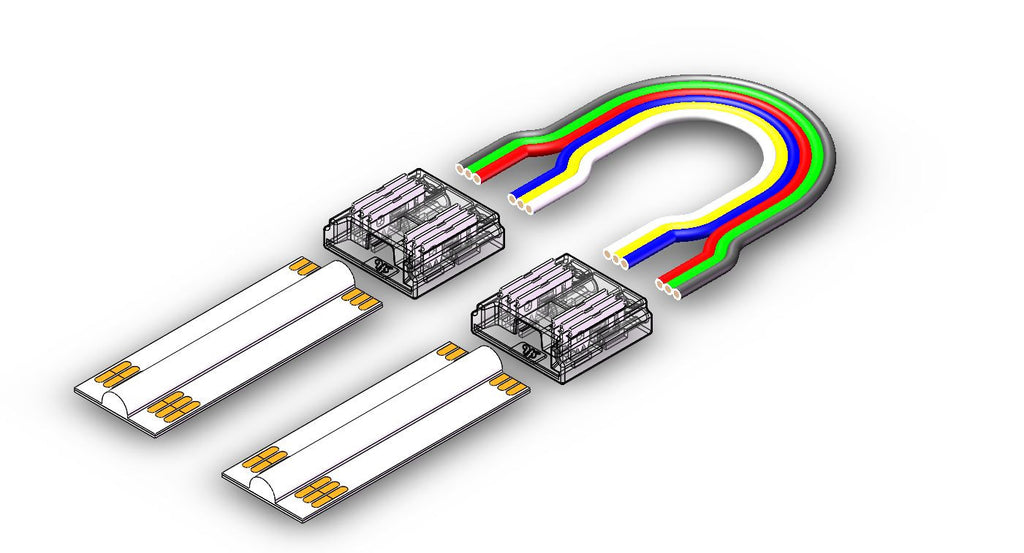 Fast Connector 3gen. COB 6pin 12mm 4A PCB-kabel 15cm-PCB PRIME (10 stuks)