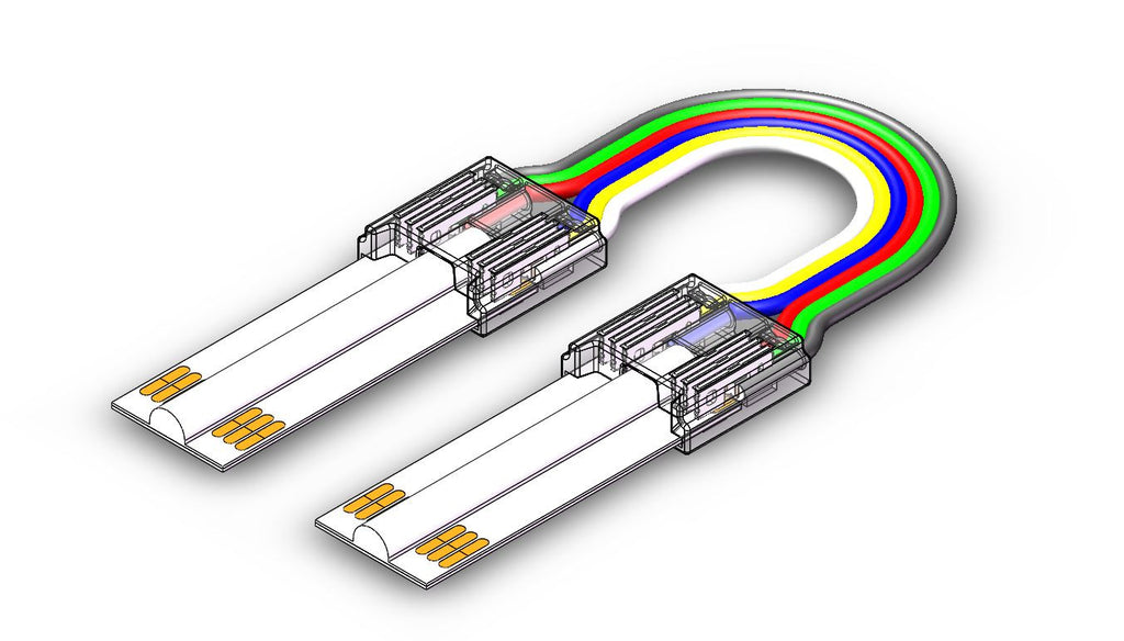 Fast Connector 3gen. COB 6pin 12mm 4A PCB-kabel 15cm-PCB PRIME (10 stuks)