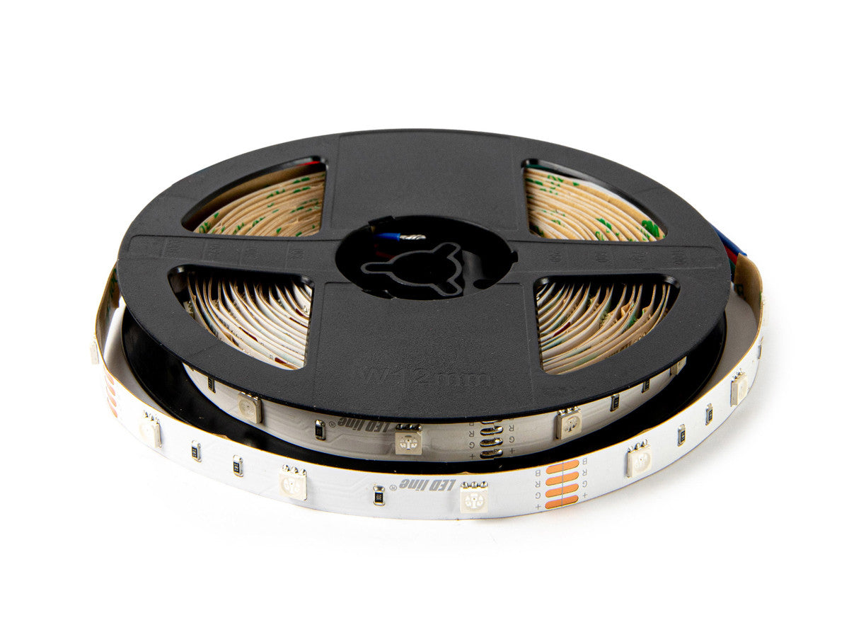 LED-strip 150/5m SMD 12V RGB 7.2W IP20 10mm 5m PRIME