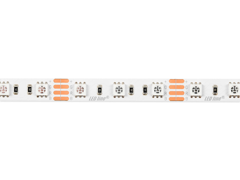 LED strip 300/5m SMD 12V RGB 14.4W IP20 10mm 5m PRIME
