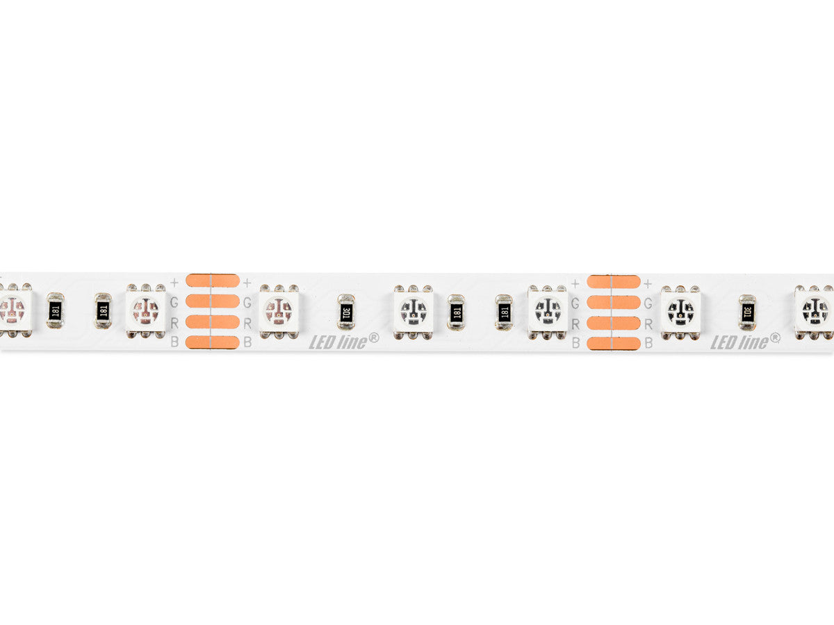 LED strip 300/5m SMD 12V RGB 14.4W IP20 10mm 5m PRIME