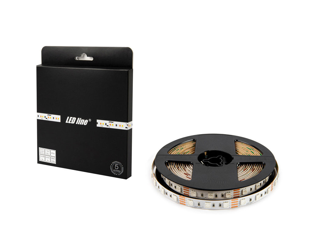 LED strip 300/5m SMD 12V RGB 14.4W IP20 10mm 5m PRIME