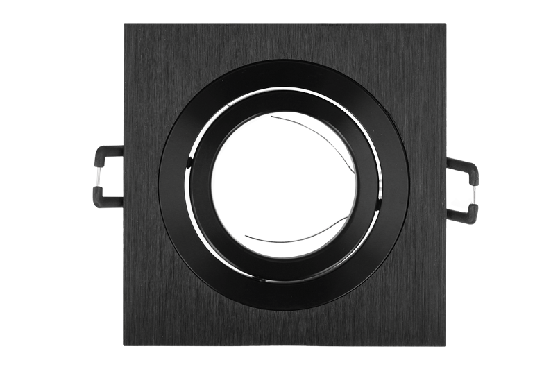 PLAFONDLAMP AKROS draaibaar vierkant IP20 zwart PRIME