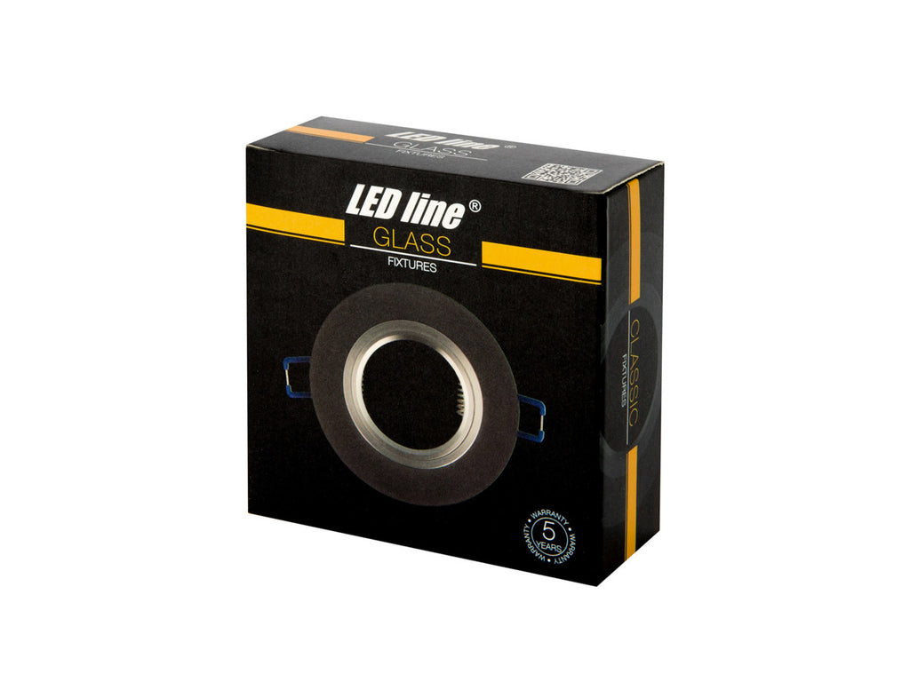 PLAFONDLAMP GLIKKA rond IP20 90x26x10mm zwart PRIME