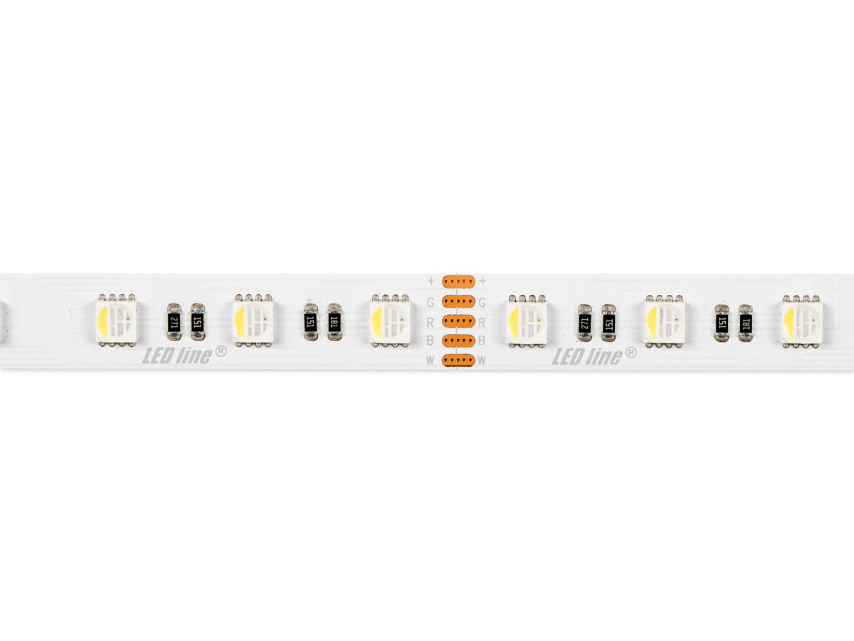 LED strip 300/5m SMD 24V 6500K RGBW 19.2W IP20 12mm 5m 400lm/m PRIME