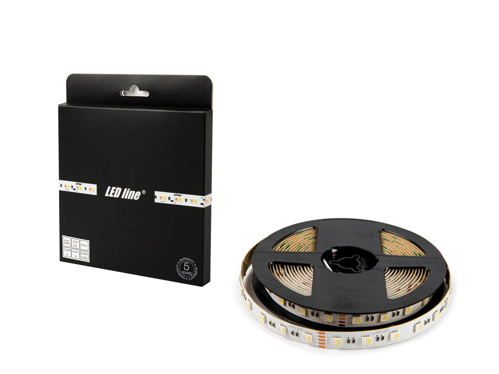 LED strip 300/5m SMD 24V 6500K RGBW 19.2W IP20 12mm 5m 400lm/m PRIME
