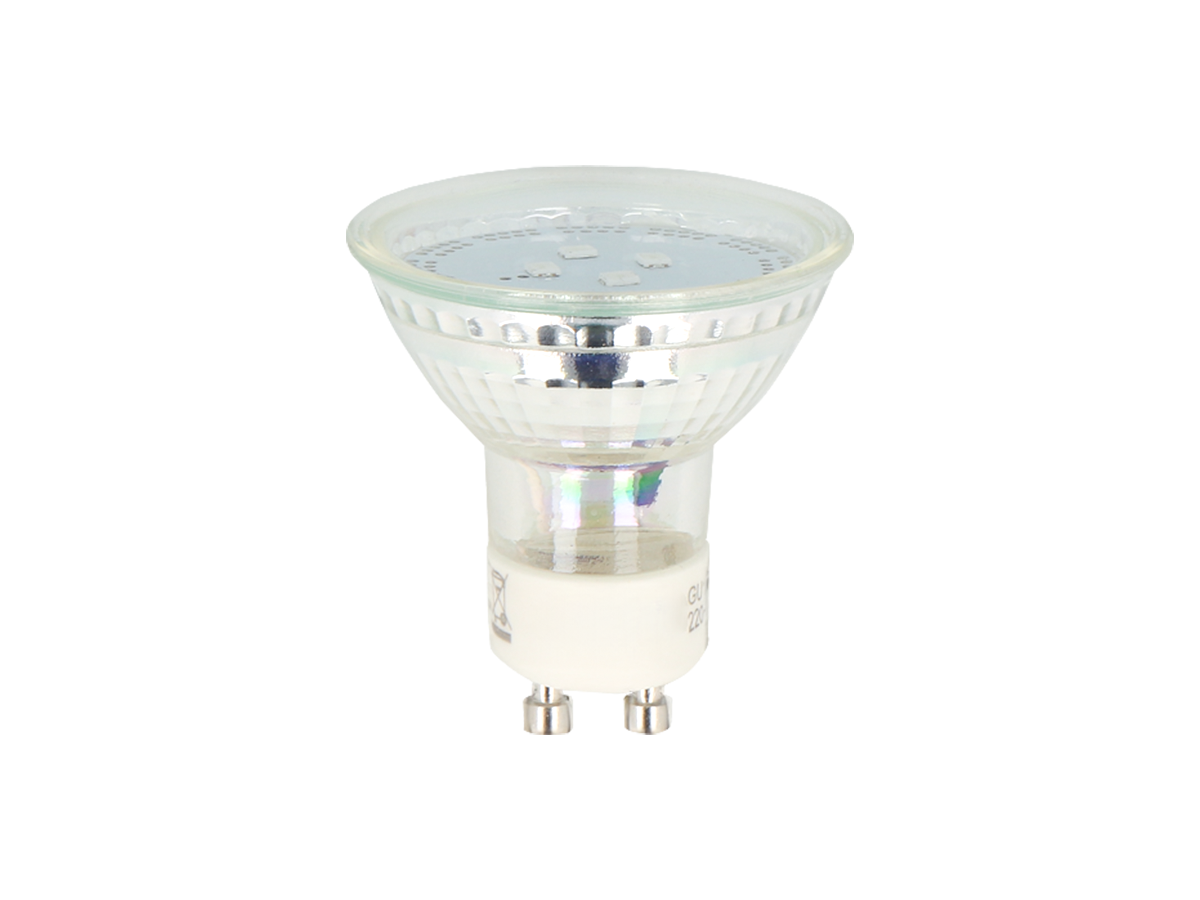 LED-lamp GU10 2700K 1W 80lm 230V 120 ° LITE glas