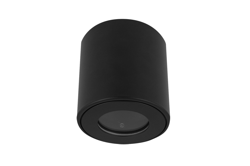 Inbouwarmatuur plafond waterdicht TUBE rond IP44 zwart PRIME