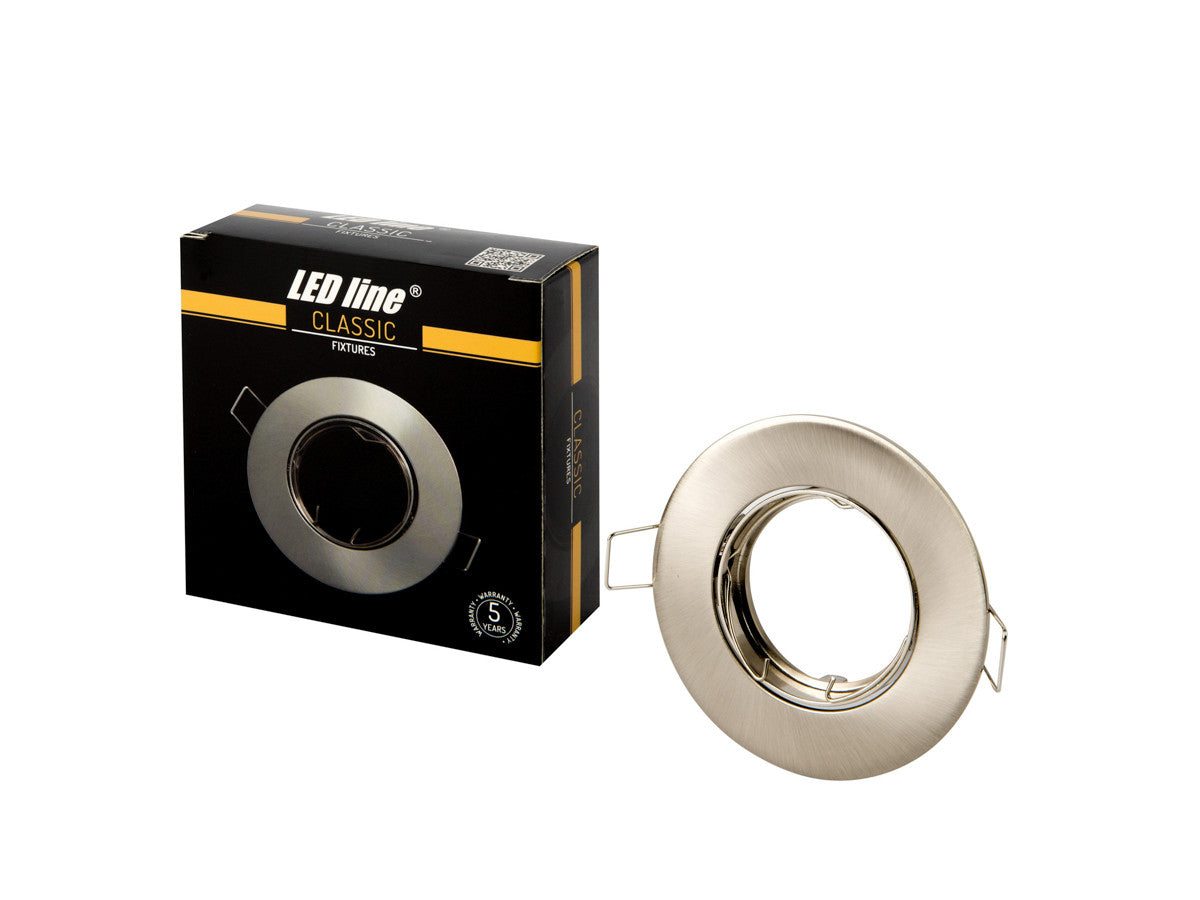 PLAFONDLAMP draaibaar rond IP20 satijn PRIME