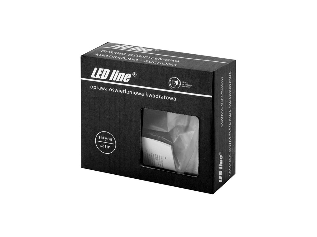 PLAFONDLAMP draaibaar vierkant IP20 satijn PRIME