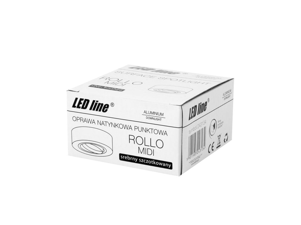 PLAFONDLAMP ROLLO MIDI rond IP20 zilver PRIME