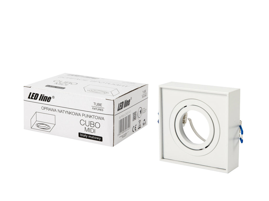 PLAFONDLAMP CUBO MIDI vierkant IP20 wit PRIME