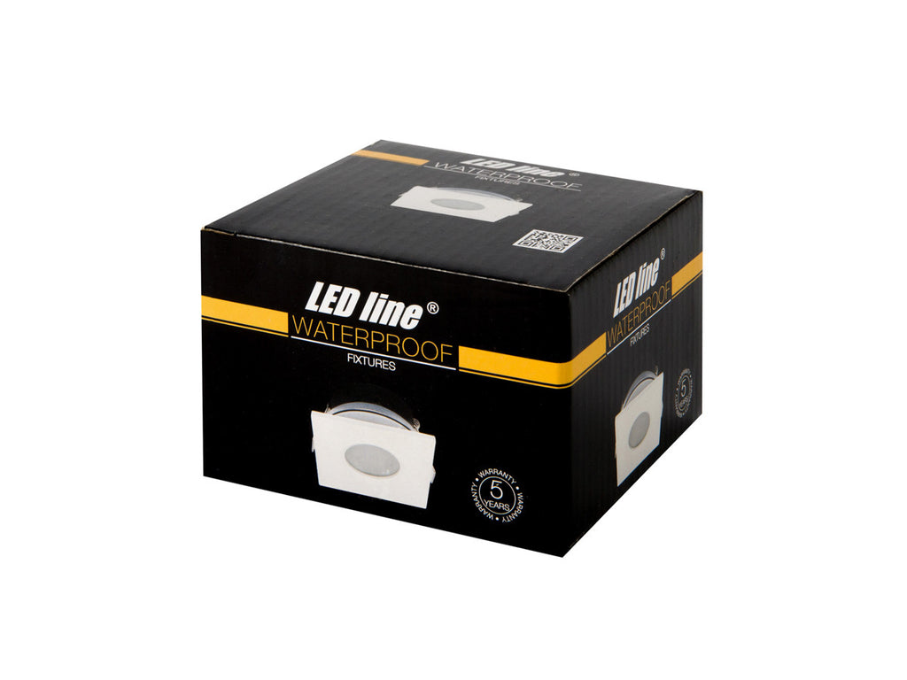 PLAFONDLAMP waterdicht vierkant IP65 wit PRIME