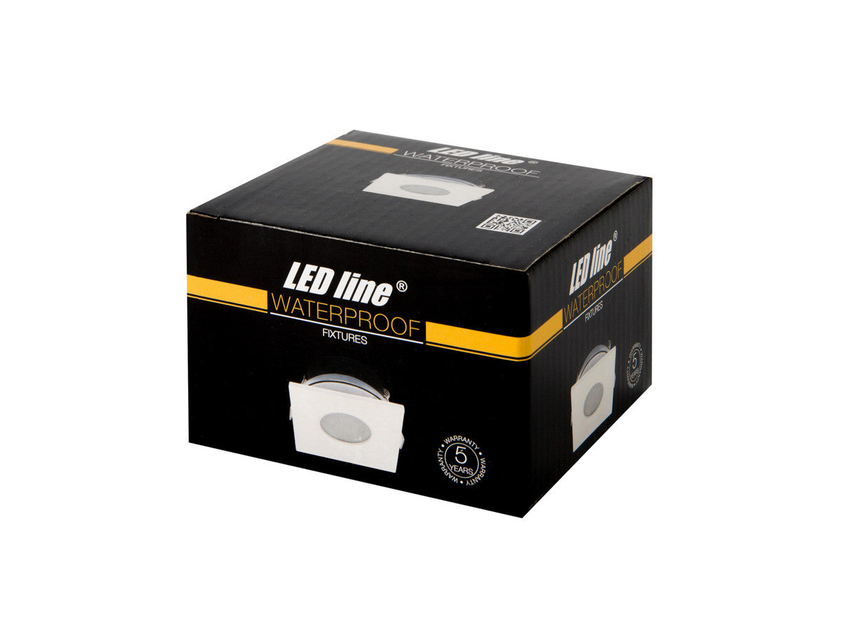 PLAFONDLAMP waterdicht vierkant IP65 wit PRIME