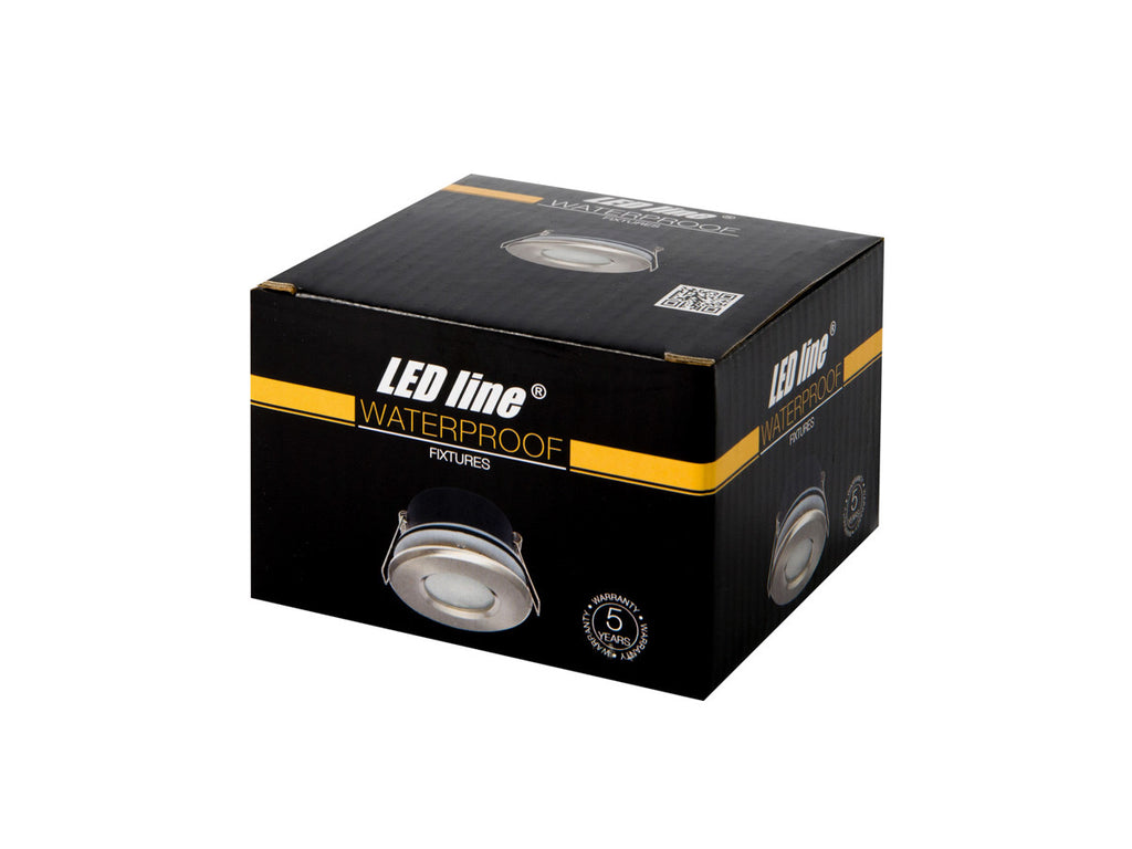 PLAFONDLAMP waterdicht rond IP65 satijn PRIME