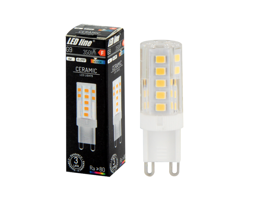 LED-lamp G9 4000K 4W 350lm 230V 270 ° LITE Keramiek
