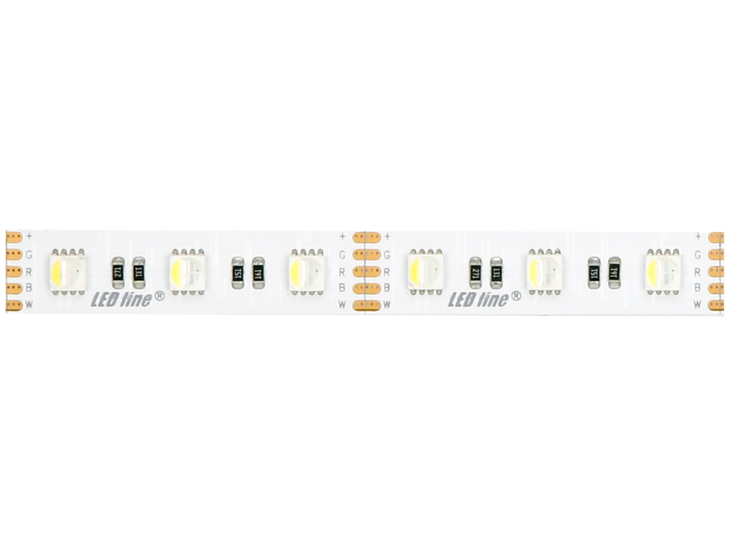 LED strip 300/5m SMD 12V 6500K RGBW 19.2W IP20 12mm 5m 400lm/m PRIME