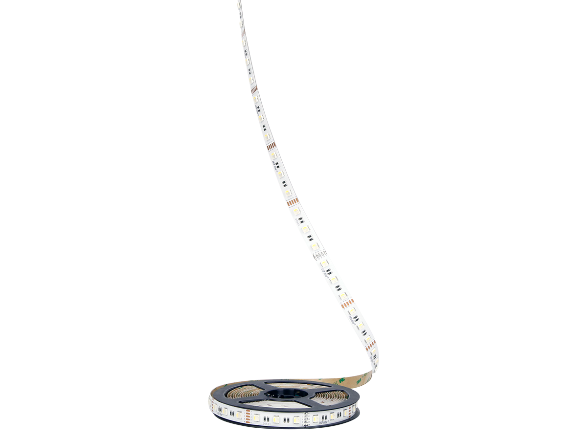 LED strip 300/5m SMD 12V 6500K RGBW 19.2W IP20 12mm 5m 400lm/m PRIME