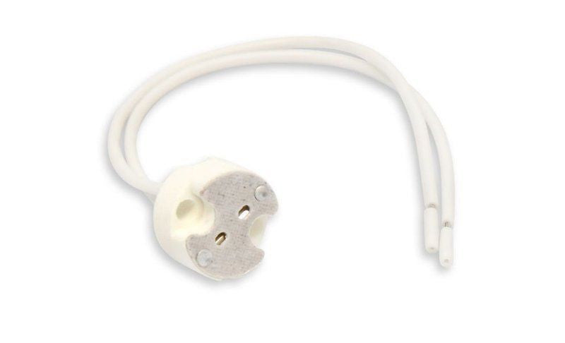 Keramische fitting GU5.3 met kabel 16cm