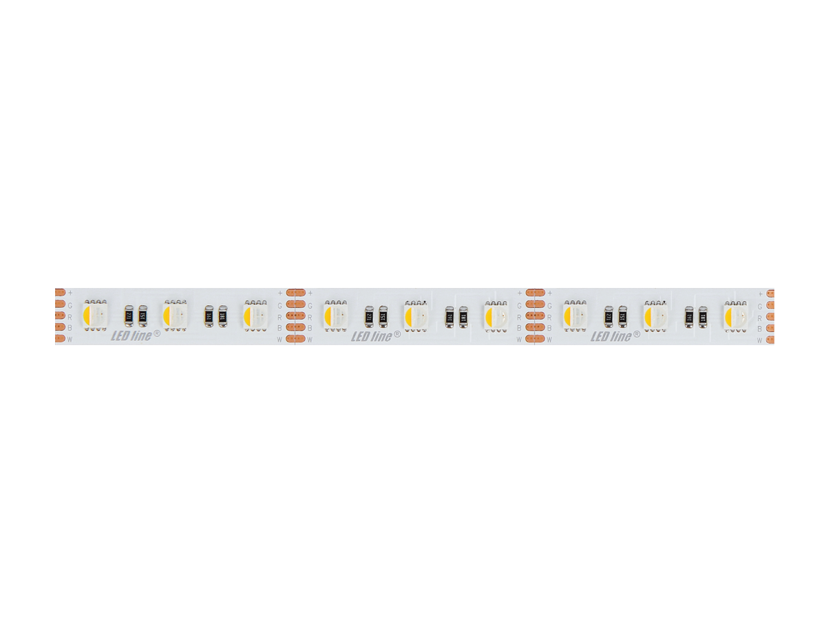 LED-strip 300/5m SMD 12V 4000K RGBW 19,2W IP20 12mm 5m 400lm/m PRIME