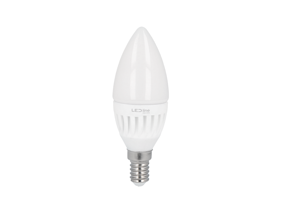 LED-lamp E14 2700K 7W 1000lm 230V 220 ° C37 Keramiek PRIME