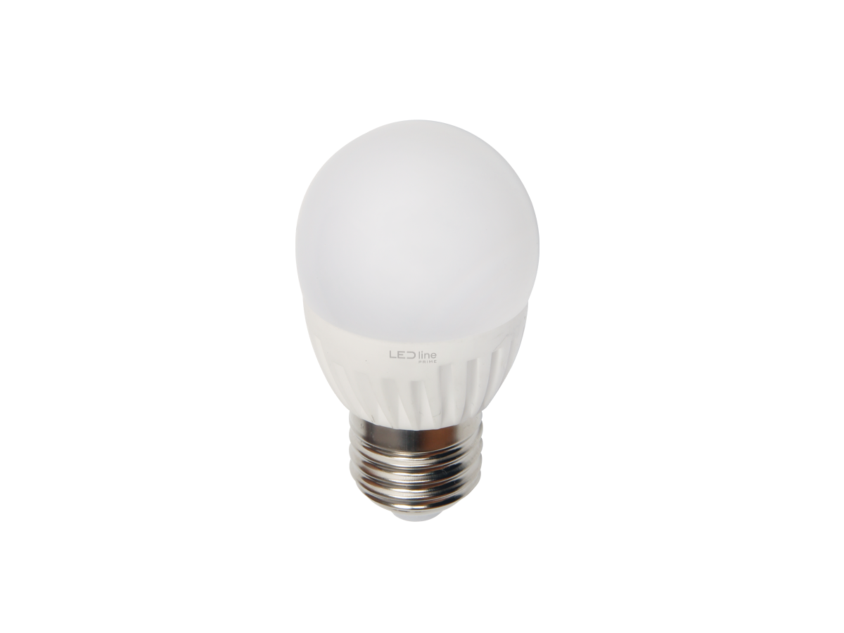 LED-lamp E27 4000K 7W 1000lm 230V 220° G45 Keramiek PRIME