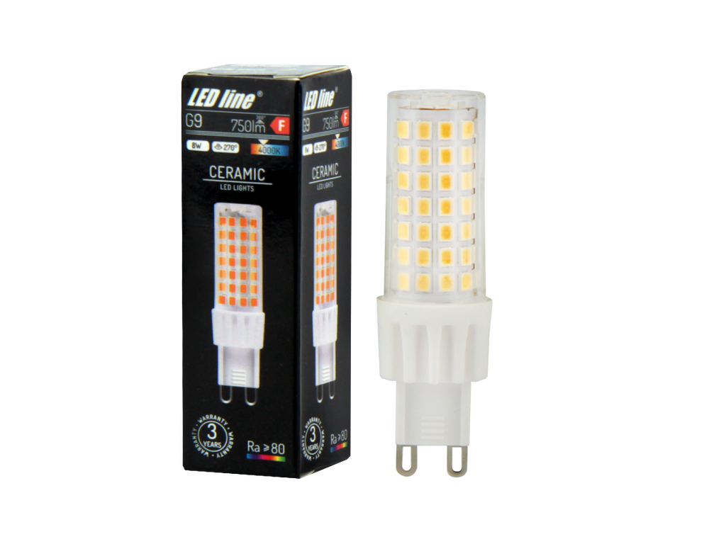 LED-lamp G9 4000K 8W 750lm 230V 270 ° LITE Keramiek