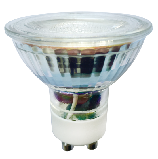LED-lamp GU10 6500K 5W 410lm 230V 50° LITE glas