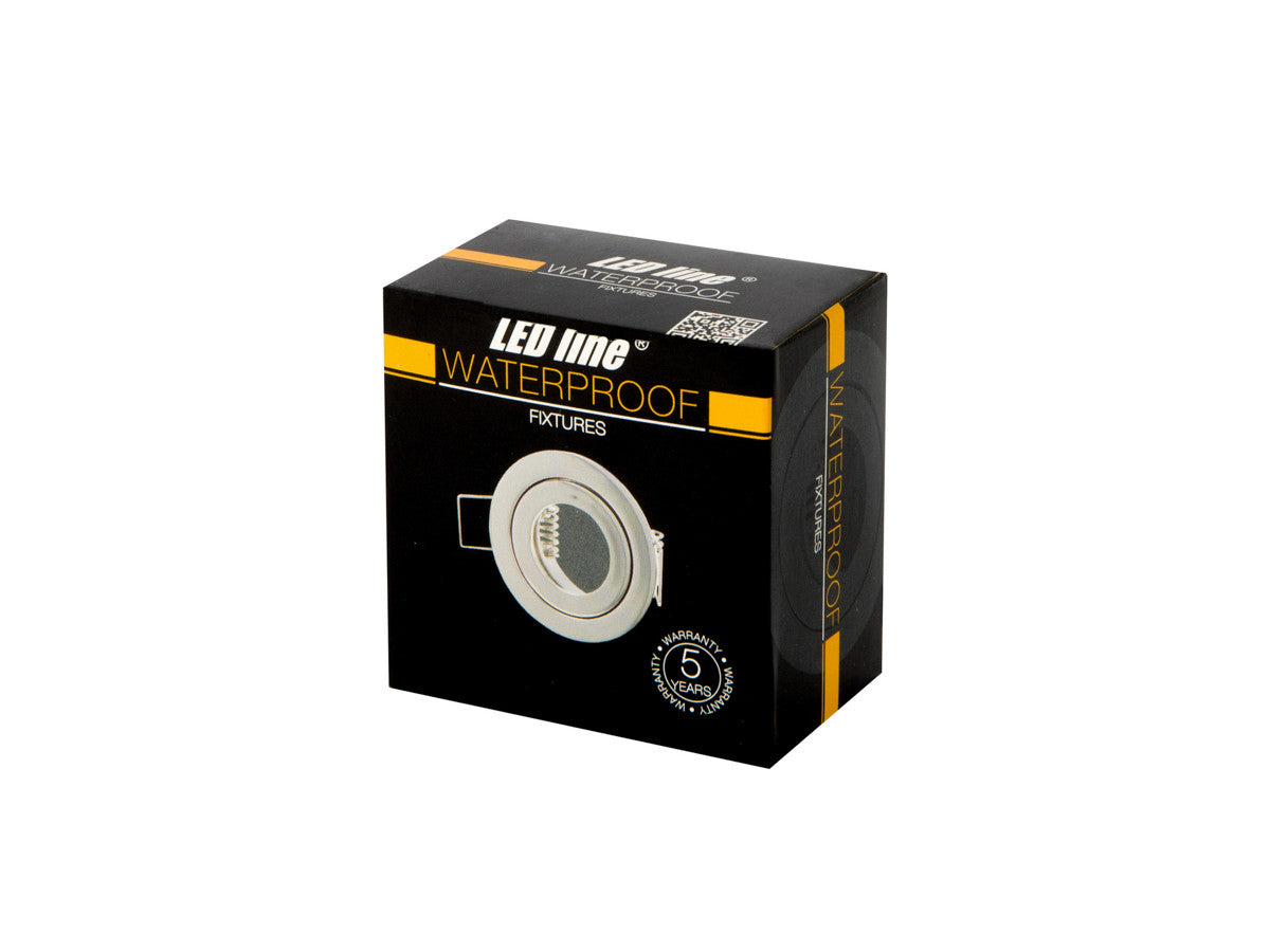 PLAFONDLAMP waterdicht MR11 rond IP65 chroom PRIME