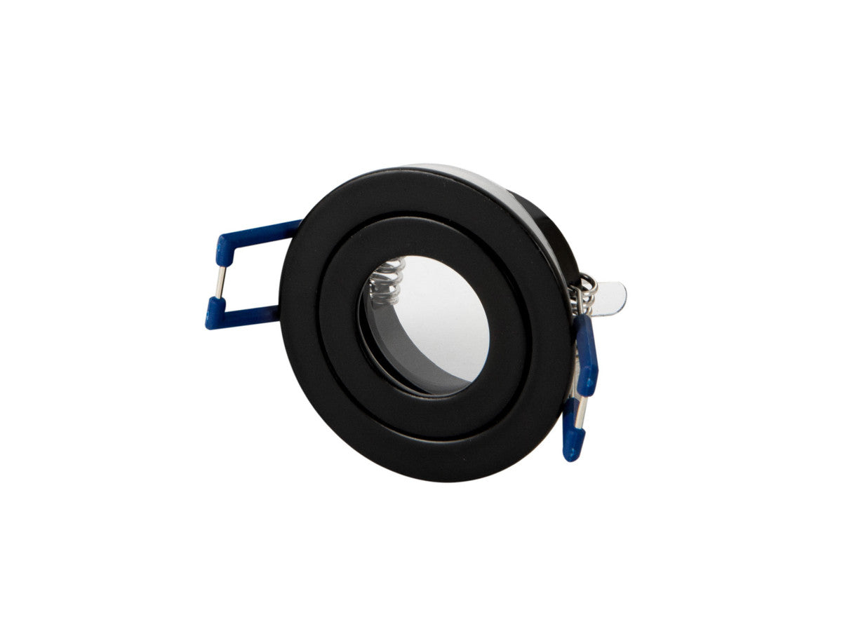 PLAFONDLAMP waterdicht MR11 rond IP65 zwart PRIME