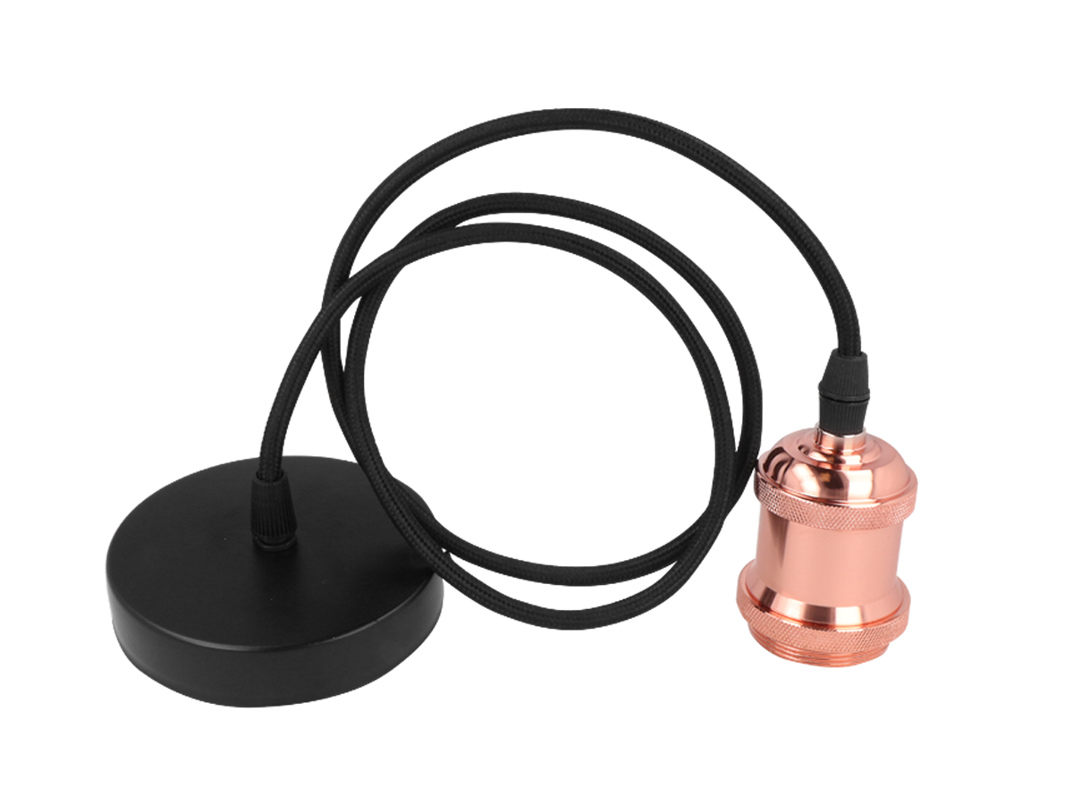 Hanglamp 1xE27 aluminium roségoud LITE