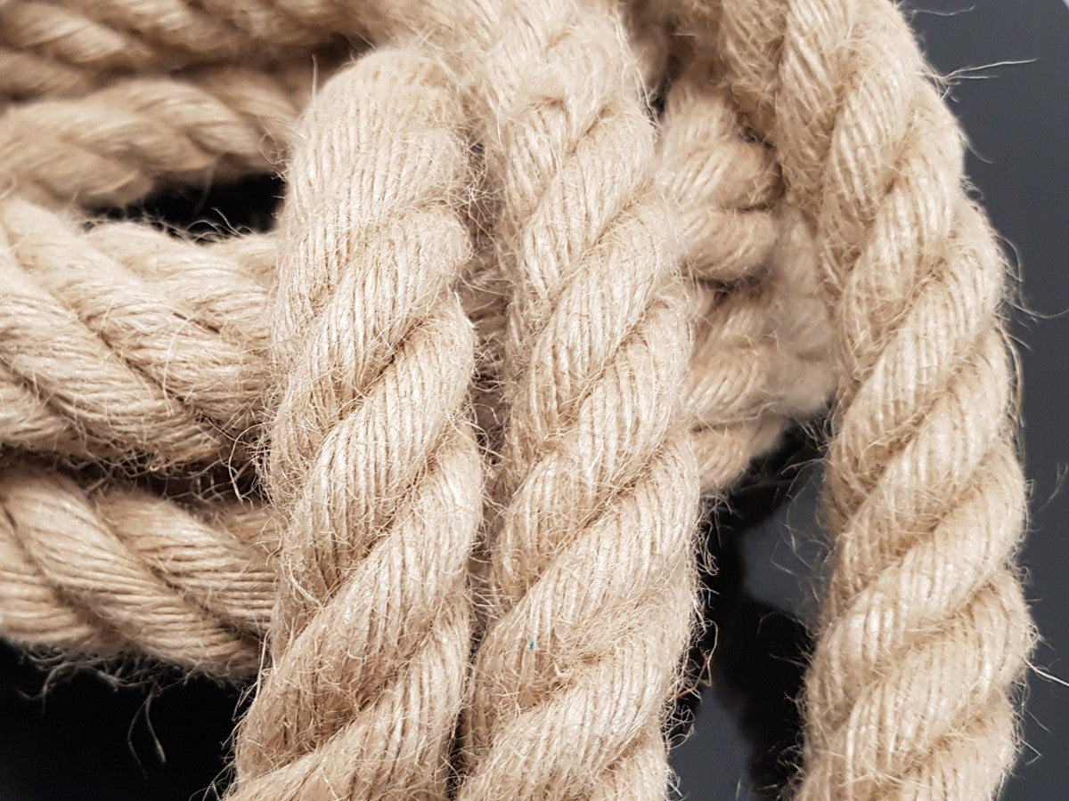 Hang behuizing 3xE27 touw 1,5m koord Juta LITE