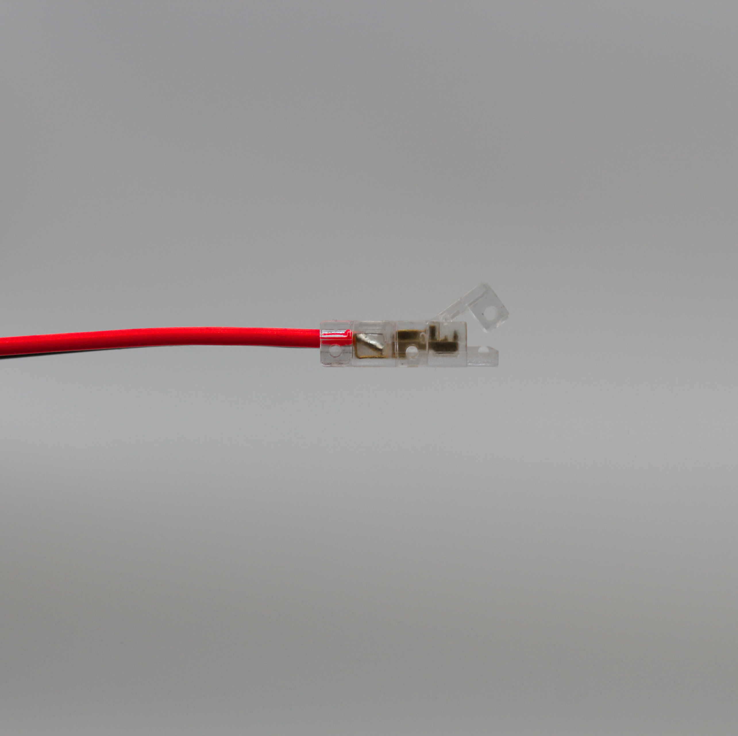 Connector voor COB LED strips CLICK CONNECTOR dubbel 8mm 2 pins met kabel