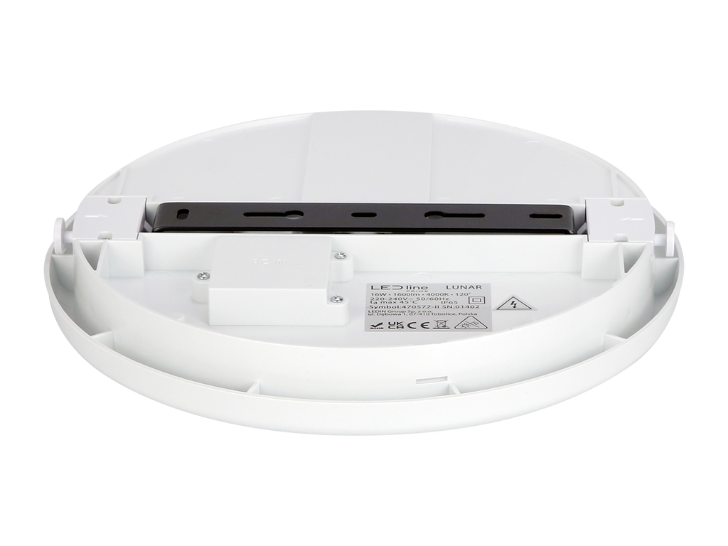 Plafonlamp LUNAR 4000K 16W 1600lm rond IP65 wit PRIME