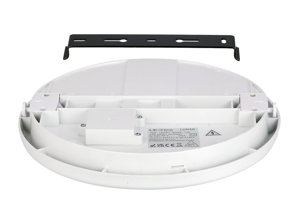 Plafonlamp LUNAR 4000K 16W 1600lm rond IP65 wit PRIME