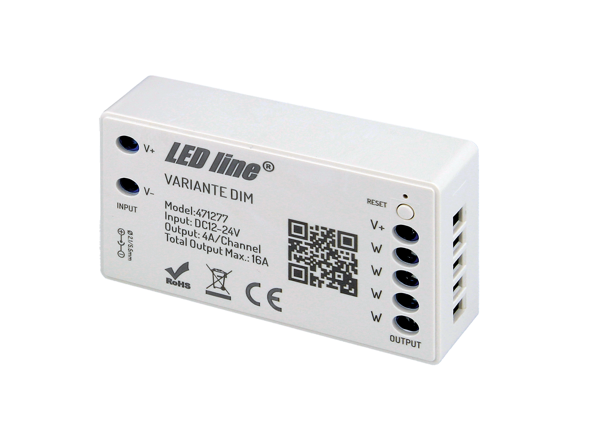 VARIANTE 12V/24V 16A RF WIFI TUYA DIM PRIME Controller