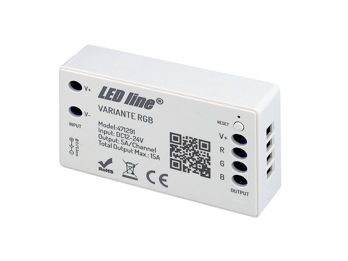 VARIANTE 12V/24V 15A RF WIFI TUYA RGB PRIME Controller