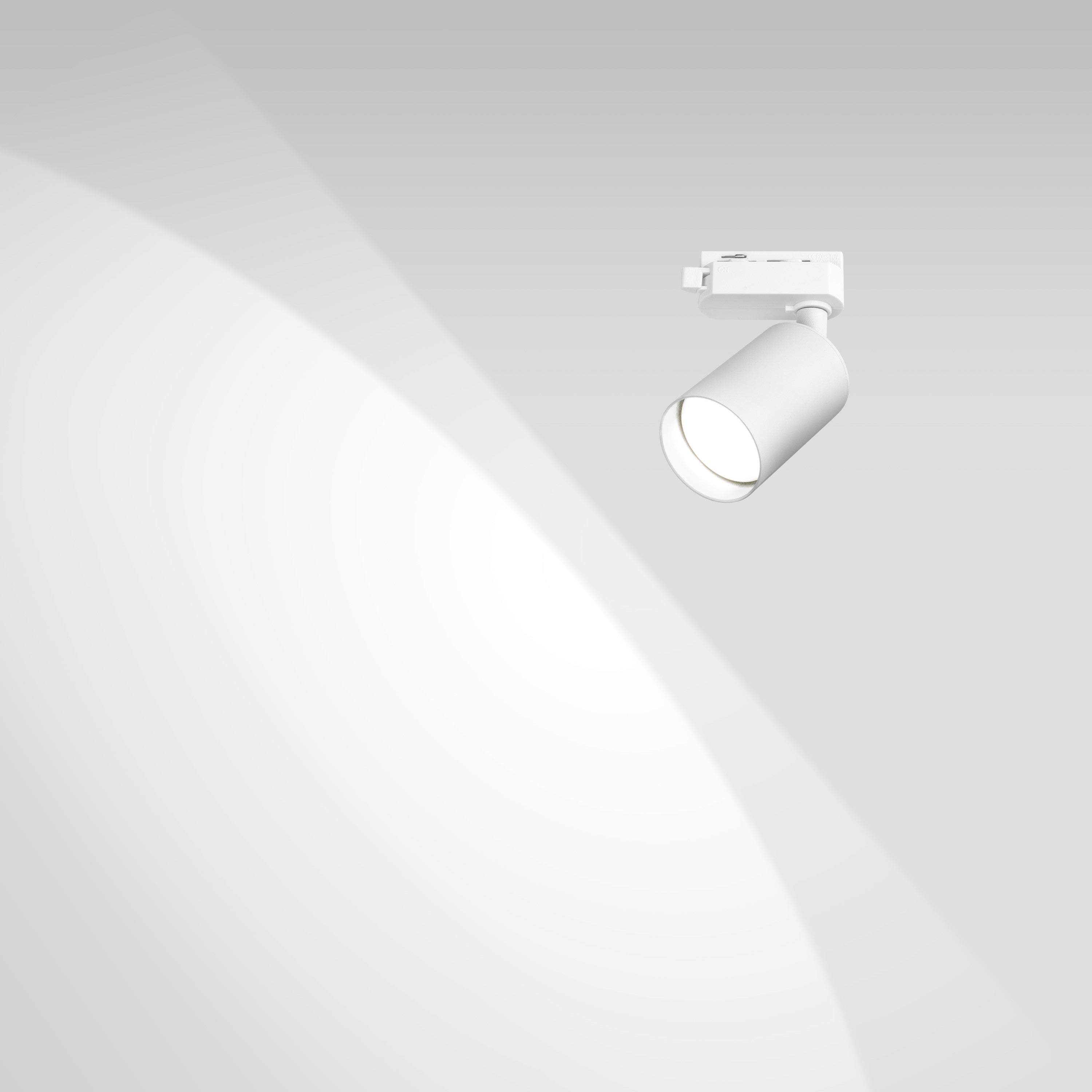 LED-lijnhouder voor eenfase GU10 rail wit PIPE
