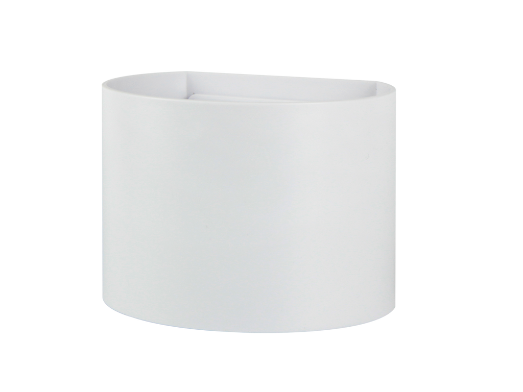 Buiten wandlamp LED 2x3W 3000K IP54 wit CILINDER LITE