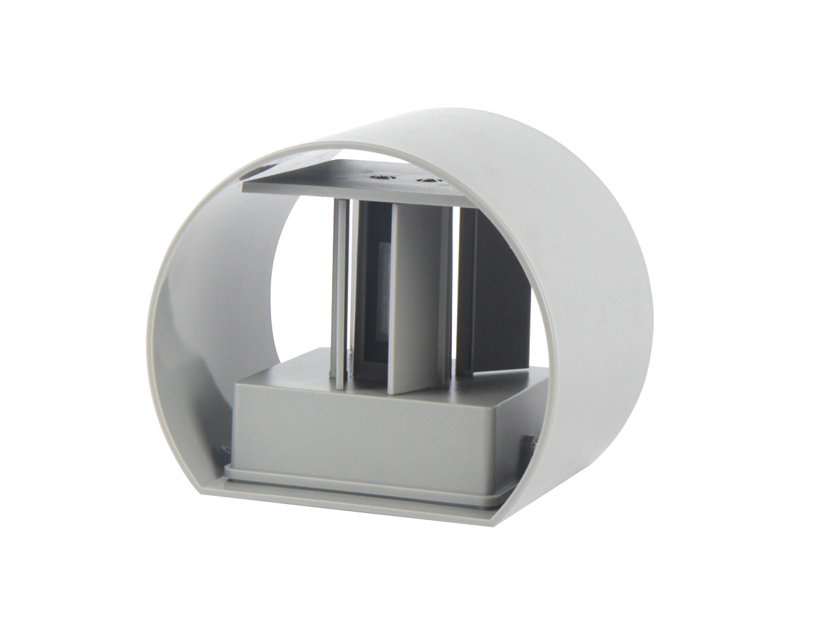 Buitenwandlamp LED 2x3W 3000K IP54 grijs CILINDER LITE