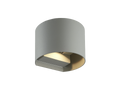Buitenwandlamp LED 2x3W 4000K IP54 grijs CILINDER LITE