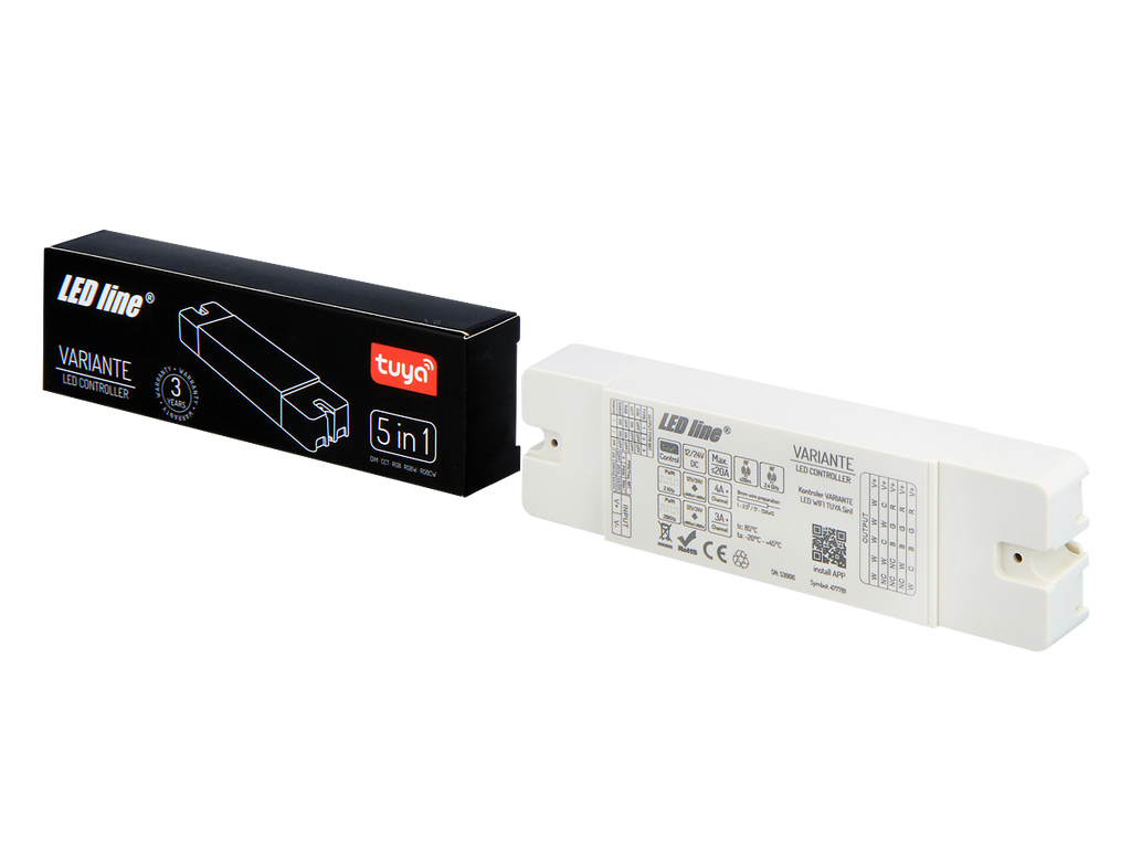 Controller VARIANTE 12V/24V 20A RF WIFI TUYA 5in1 PRIME