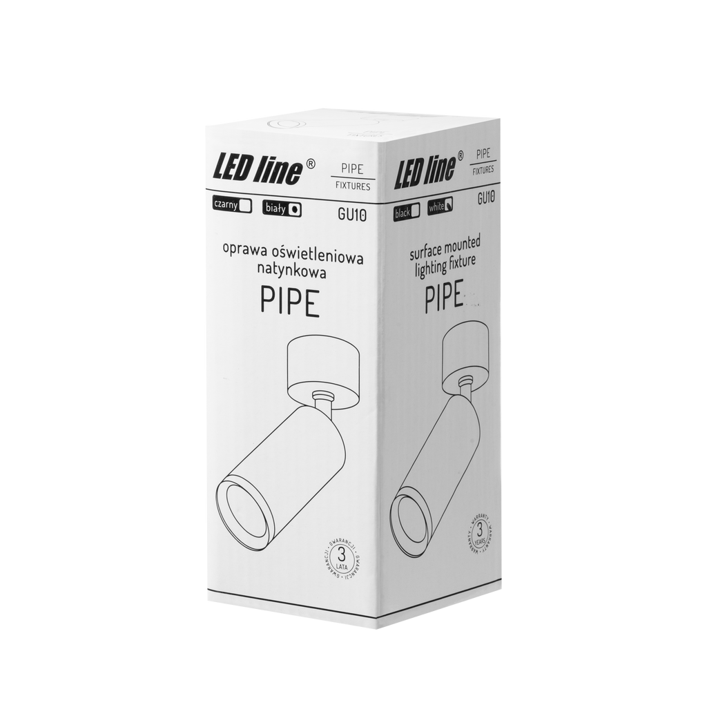 Inbouwarmatuur PIPE GU10 rond IP20 wit LITE