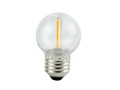 LED-lamp E27 2700K 1W 50lm 230V 270° FILAMENT G45 Glas GIRLANDA LITE