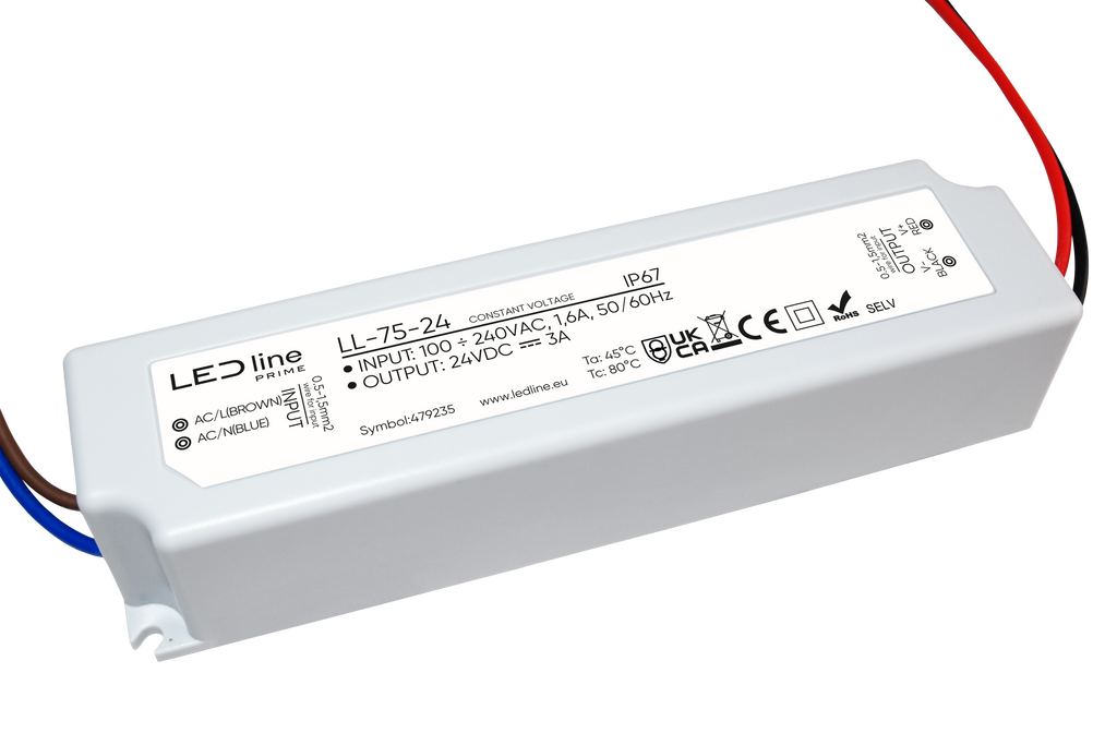 Voeding 75-24 IP67 75W 24V PRIME