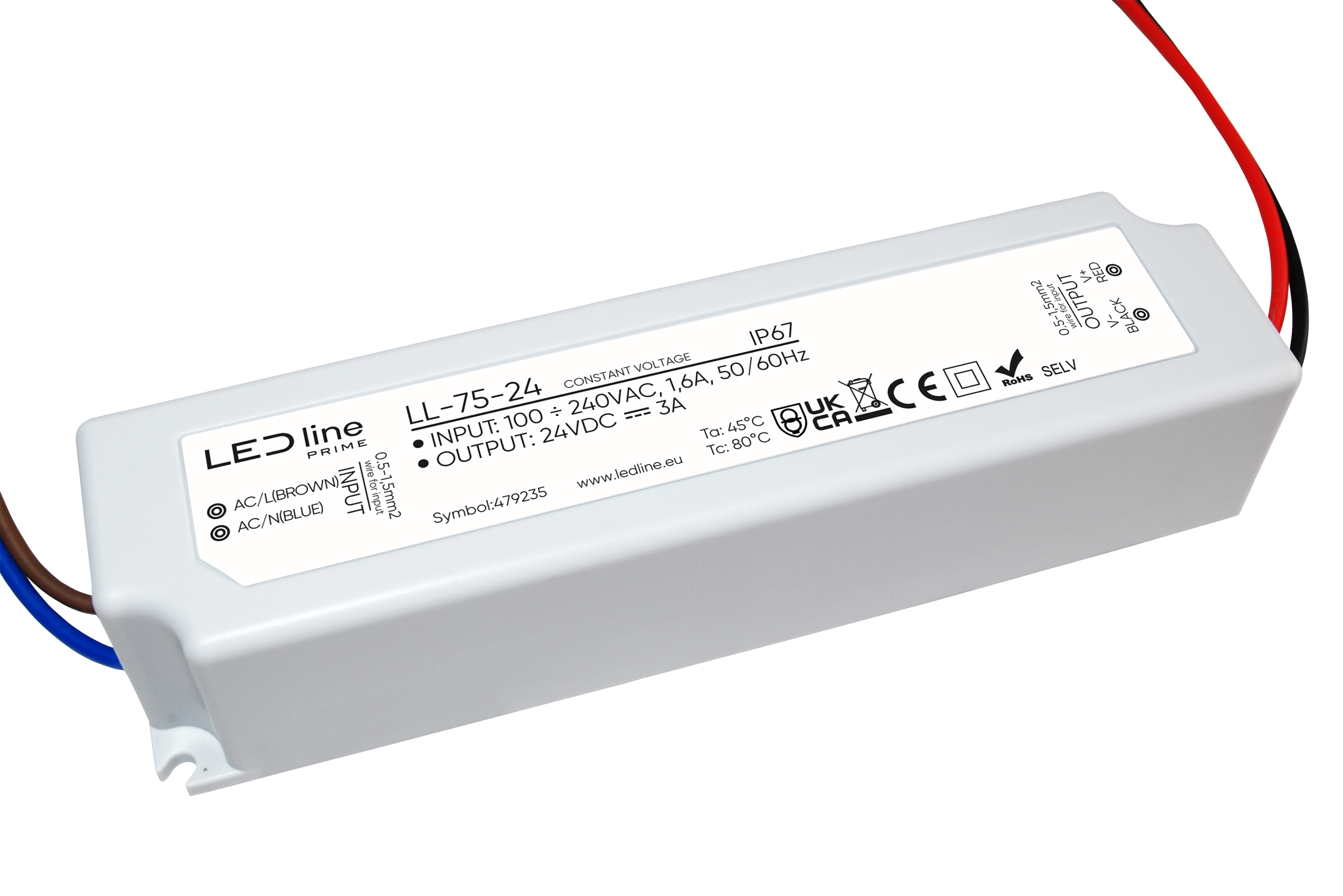 Voeding 75-24 IP67 75W 24V PRIME